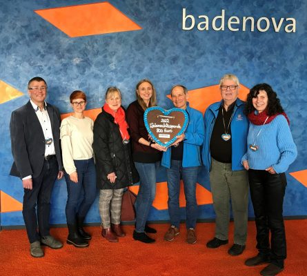 badenova-Presseinfo Übergabe Weihnachtsspende Offenburg 7.02.2023